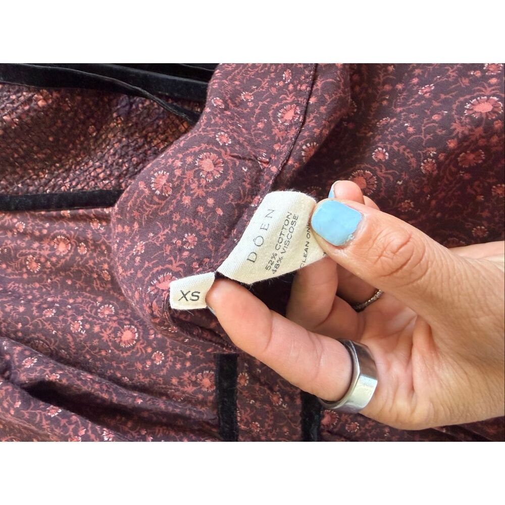 Dôen XS Elix Prairie Paisley Maxi Dress - Picture 9 of 9